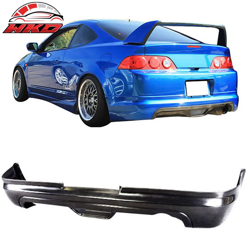 Fits 05-06 Acura RSX Mugen Style Rear Bumper Lip Diffuser Spoiler Splitter PU
