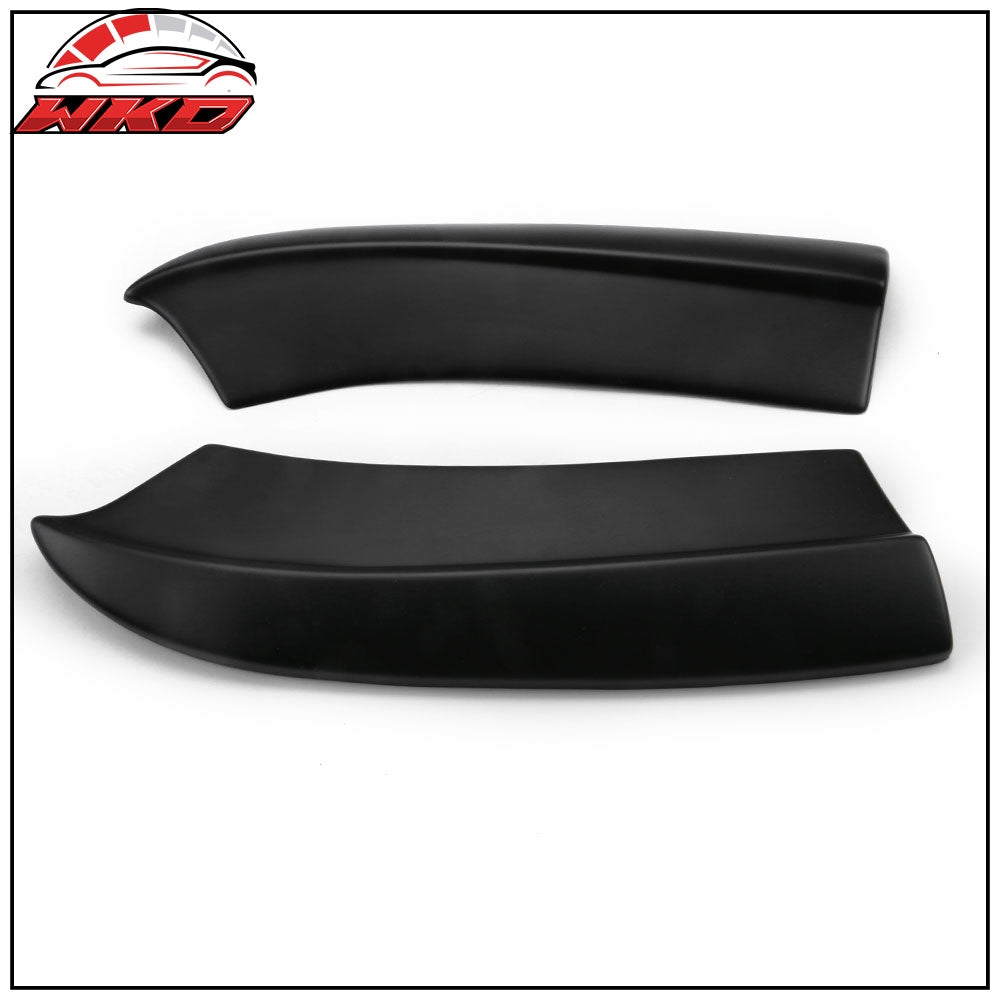 Fits 15-23 Dodge Charger Rear Bumper Lip Diffuser Side Apron Spat PP Matte Black