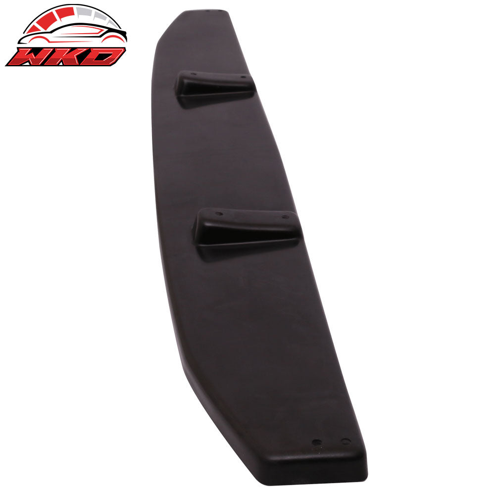 Fits 13-14 Ford Mustang V6 V8 Unpainted Black Rear Shark Fin Bumper Diffuser PU