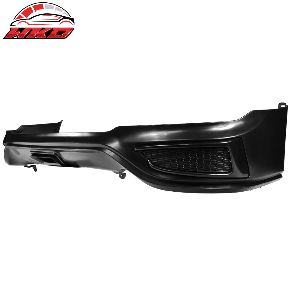 Fits 17-18 Hyundai Elantra SPW Style 6PCS Rear Bumper Lip Diffuser Unpainted PP