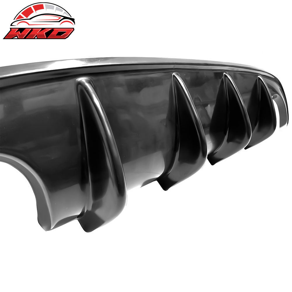 For 09-15 Mazda MX-5 Miata NC NC2 MDA Style Rear Bumper Lip Diffuser W/ 4-Fin PU