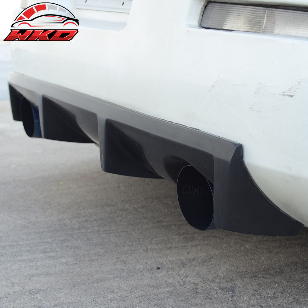 Fits 03-08 Nissan Fairlady Z Z33 350Z 2-Door J Style Rear Bumper Lip Diffuser PU