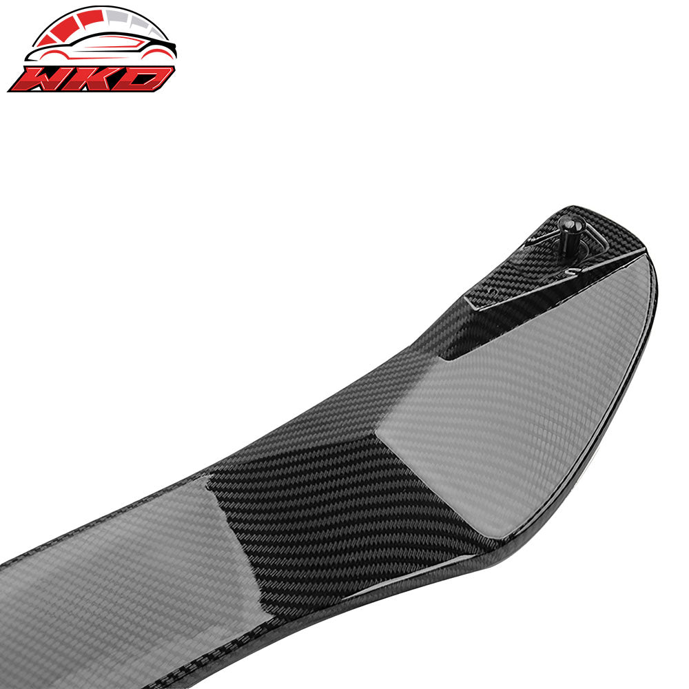For 08-14 Subaru Impreza WRX 5DR STI Rear Bumper Lip Splitter Carbon Fiber Print