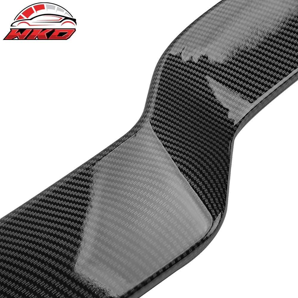 For 08-14 Subaru Impreza WRX 5DR STI Rear Bumper Lip Splitter Carbon Fiber Print