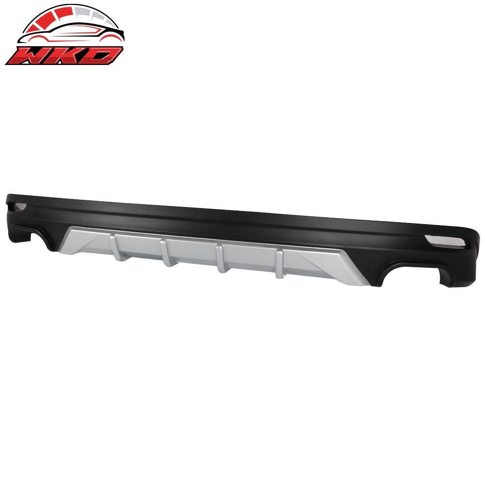 2018-24 Toyota Camry Rear Bumper Lip Diffuser Unpainted Black & Silver PP | Wholesale