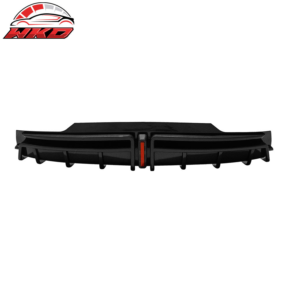 Wholesale 24-25 Tesla Model 3 Highland Rear Bumper Diffuser Carbon Fiber Print LED Lip