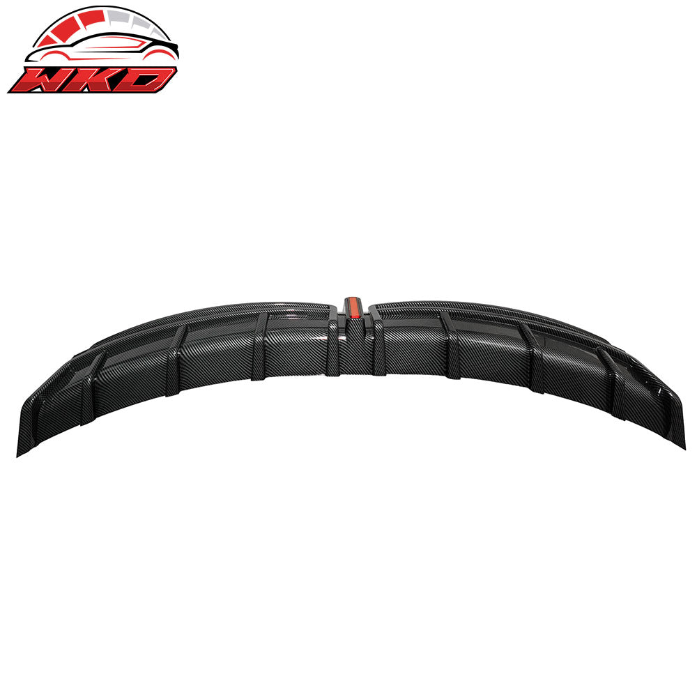 Wholesale 24-25 Tesla Model 3 Highland Rear Bumper Diffuser Carbon Fiber Print LED Lip