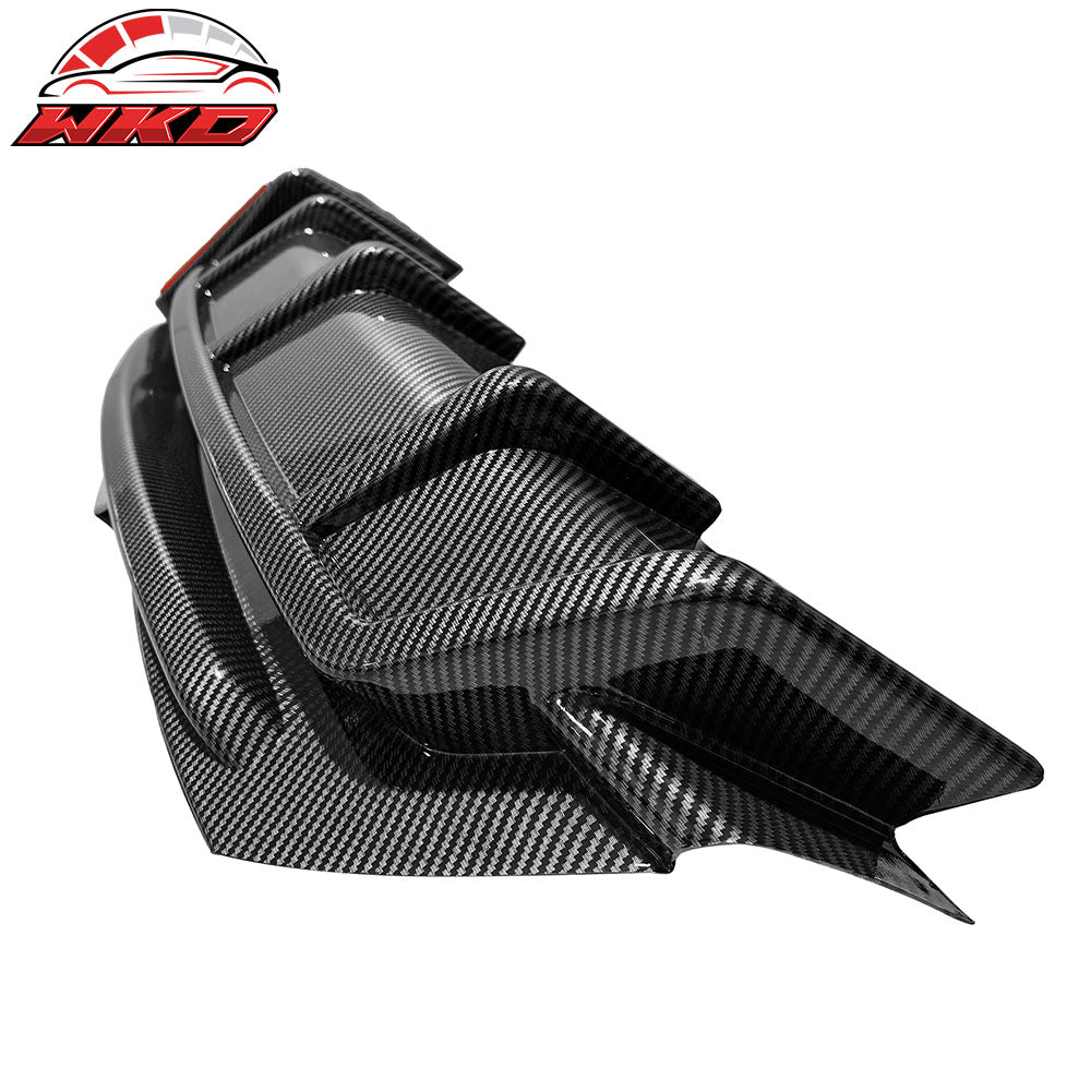 Wholesale 24-25 Tesla Model 3 Highland Rear Bumper Diffuser Carbon Fiber Print LED Lip