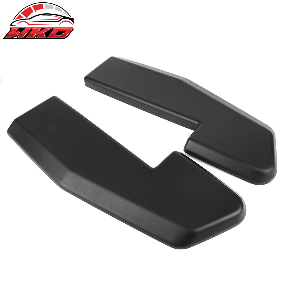 Wholesale Universal 2PCS Rear Bumper Lip Diffuser Winglet Aprons V1 Style PP Matte Black