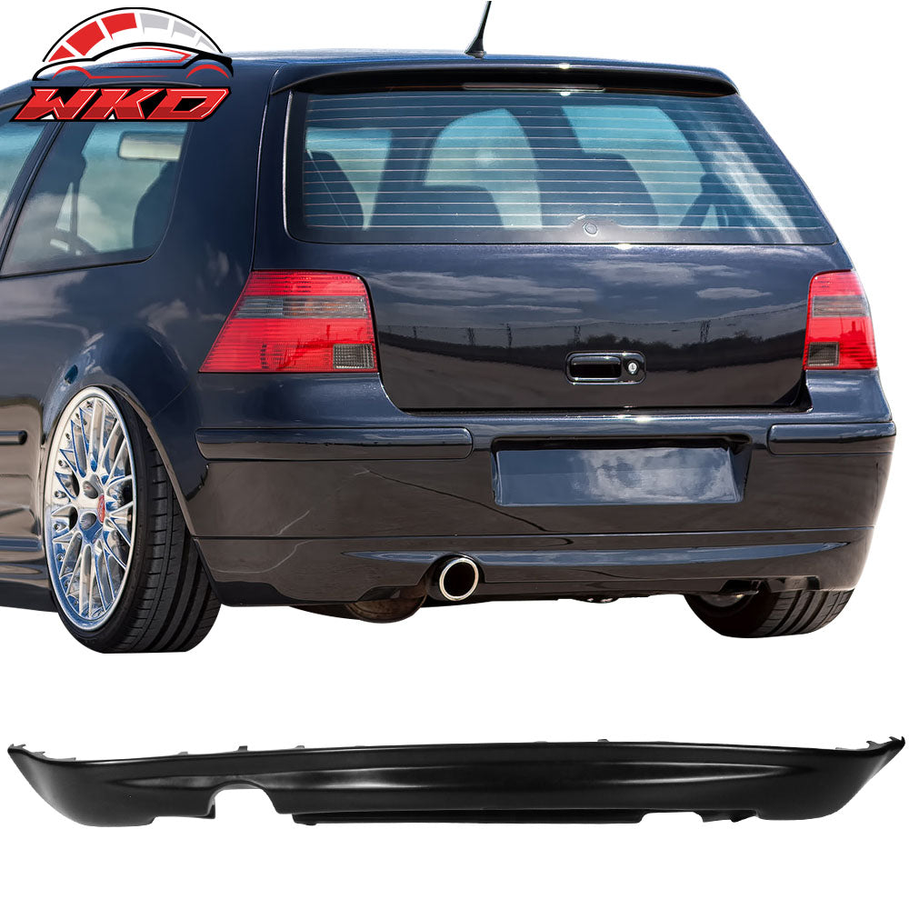 Fits 99-05 Volkswagen Golf MK4 25AE Style Rear Bumper Lip Diffuser Unpainted PU