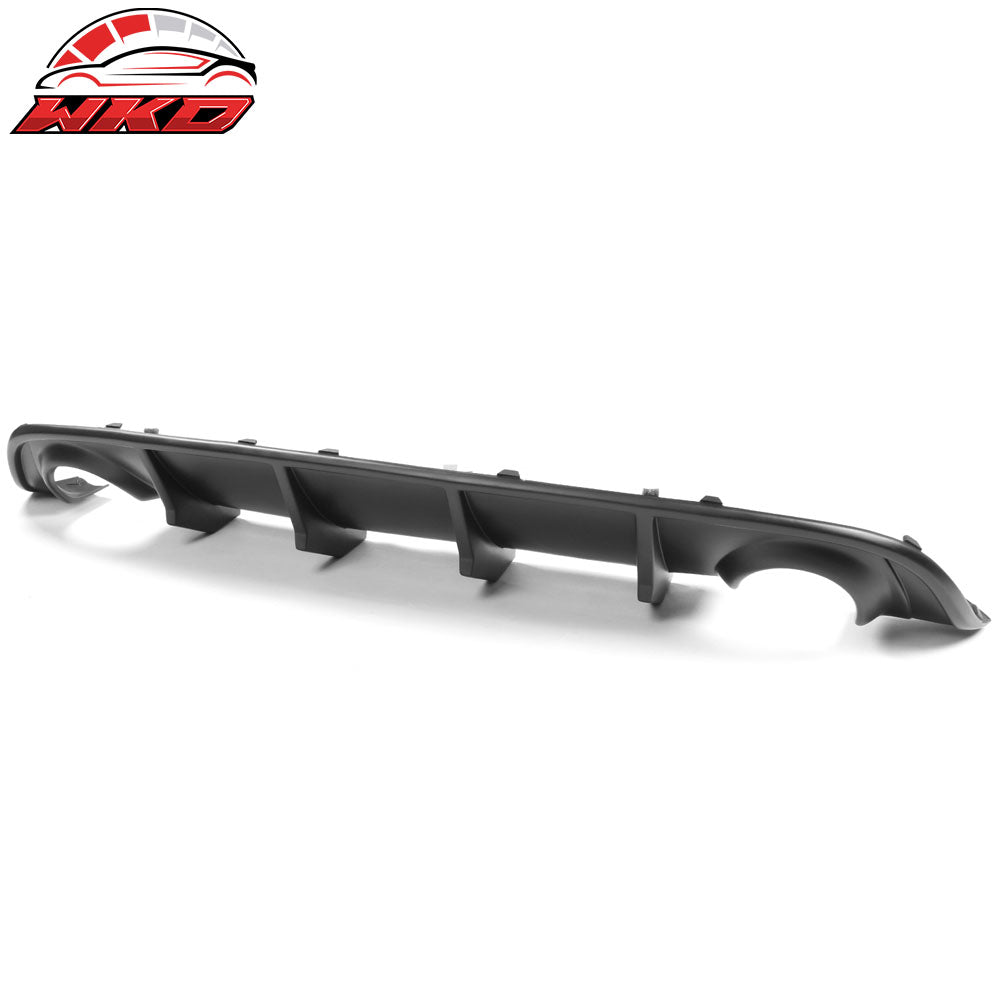Fits 15-23 Dodge Charger SRT Rear Bumper Diffuser & 2PC Side Aprons Matte Black