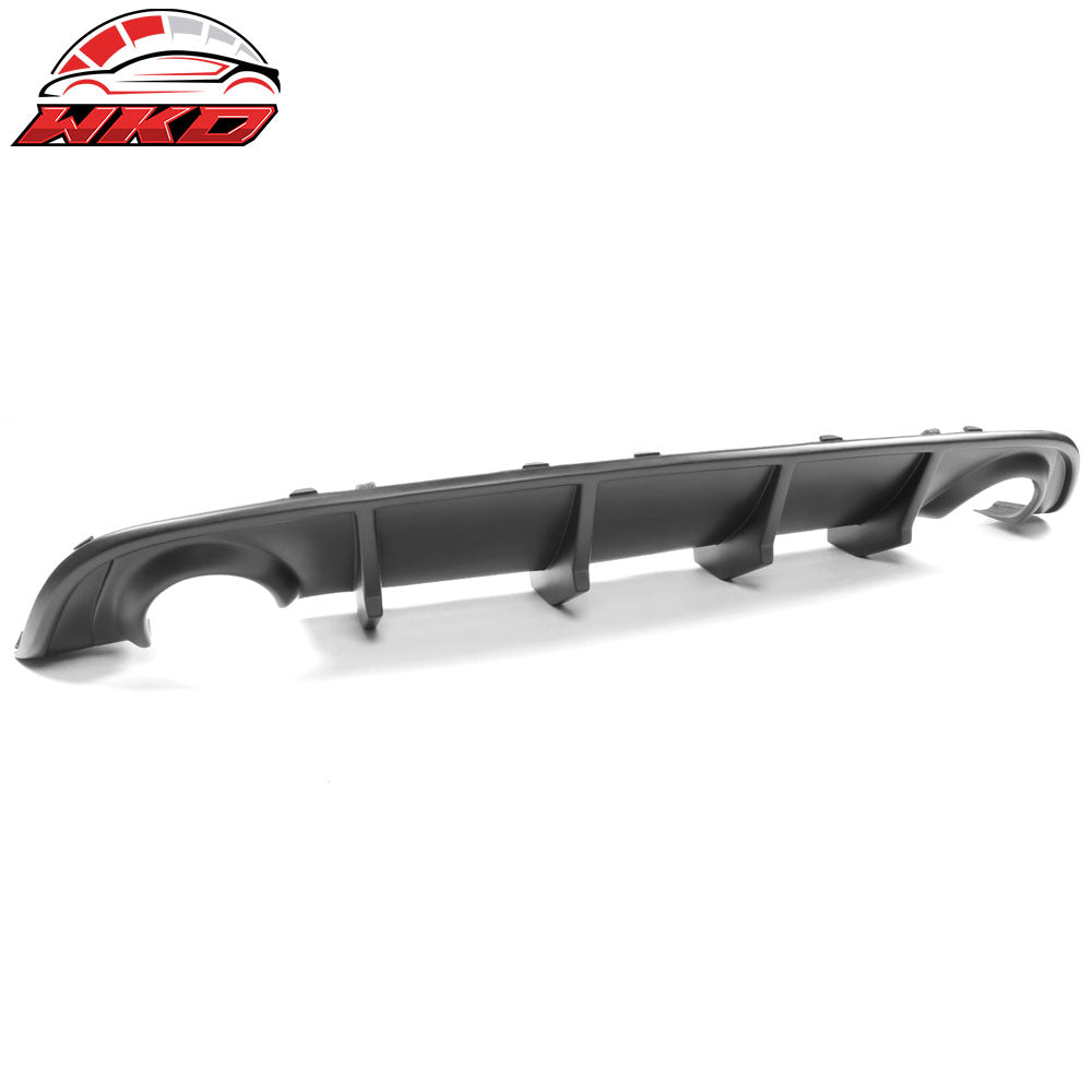 Fits 15-23 Dodge Charger SRT Rear Bumper Diffuser & 2PC Side Aprons Matte Black