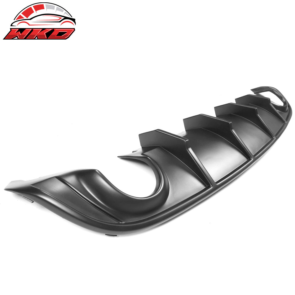 Fits 15-23 Dodge Charger SRT Rear Bumper Diffuser & 2PC Side Aprons Matte Black