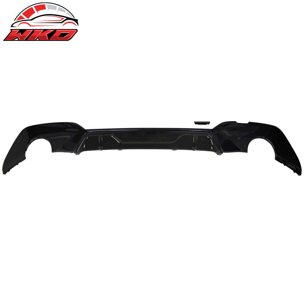2019-22 BMW G20 330i M Sport MP Style 2PCS Rear Bumper Diffuser Gloss Black | Wholesale