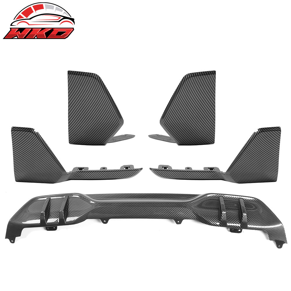 2019-23 BMW G05 X5 M Sport Rear Diffuser+Front&Rear Aprons Carbon Fiber Print | Wholesale