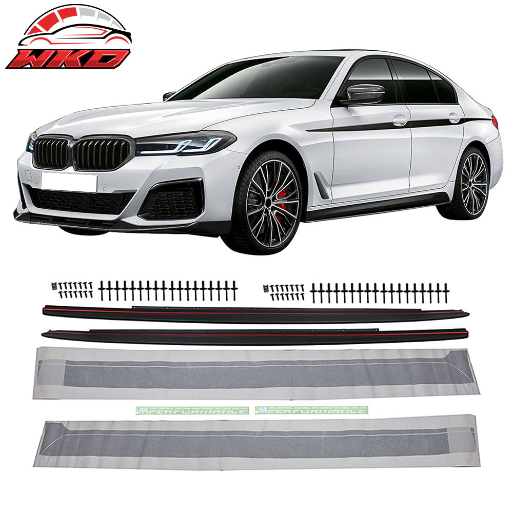 Fits 21-23 G30 G31 LCI MP Style Type 2 Rear Diffuser+Front Bumper Lip+Side Skirt