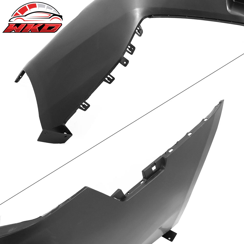 Fits 14-15 Chevy Camaro 6th ZL1 Style Rear Bumper + Quad Diffuser w/ Reflectors