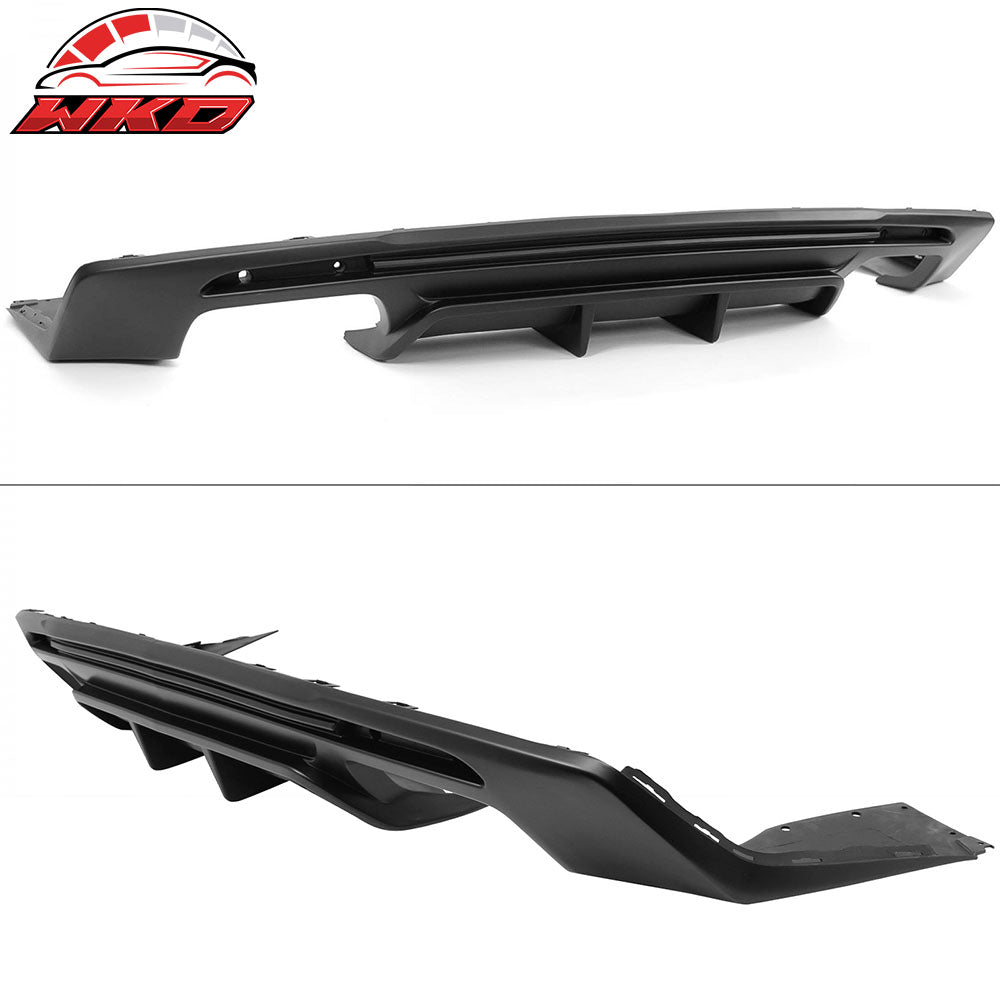 Fits 14-15 Chevy Camaro 6th ZL1 Style Rear Bumper + Quad Diffuser w/ Reflectors
