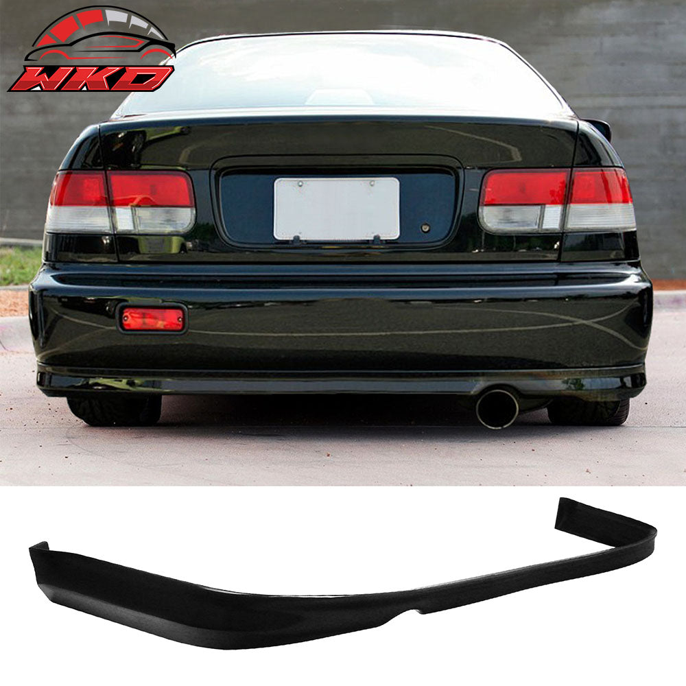 Fits 92-95 Honda Civic 2-Door JDM Style Rear Diffuser Lip + Front Bumper Lip PU