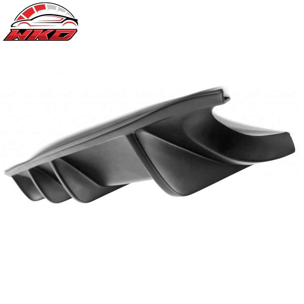 Fits 09-15 Nissan Maxima Sedan MDP Style Rear Diffuser Lip + Front Bumper Lip PU