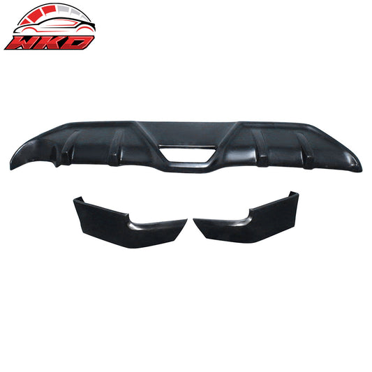2014-16 Scion tC Ikon Style Rear Bumper Diffuser + Side Aprons Unpainted PU | Wholesale