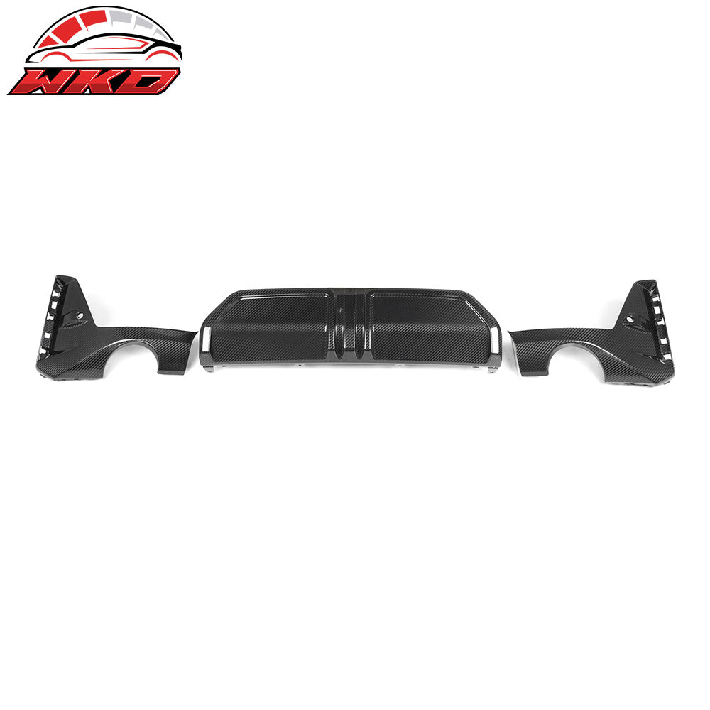 23-26 BMW G20 3 Series M Performance Style Rear Lip Dry Carbon Fiber 3PCS | Wholesale