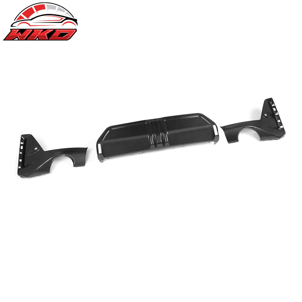 Fits 23-26 BMW G20 3 Series M Performance Style Rear Lip Dry Carbon Fiber 3PCS
