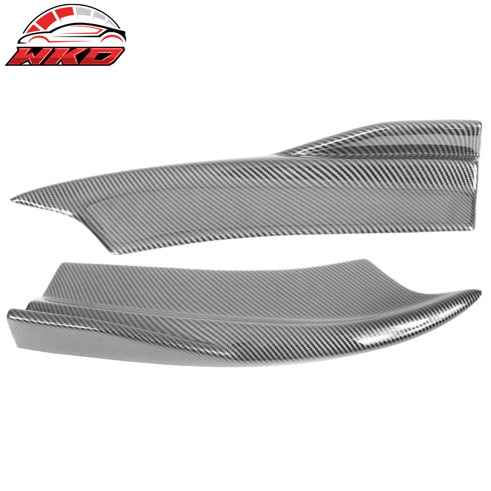 15-23 Dodge Charger V2 Style Rear Bumper Lip Side Apron Carbon Fiber Print | Wholesale