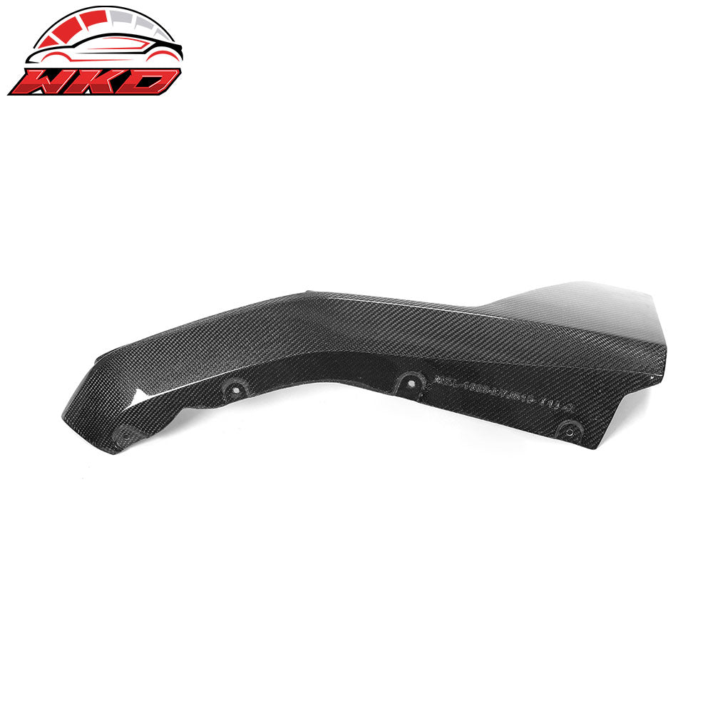 Fits 21-23 BMW G82 G83 M4 MP Style Rear Bumper Lip Splitters Real Carbon Fiber