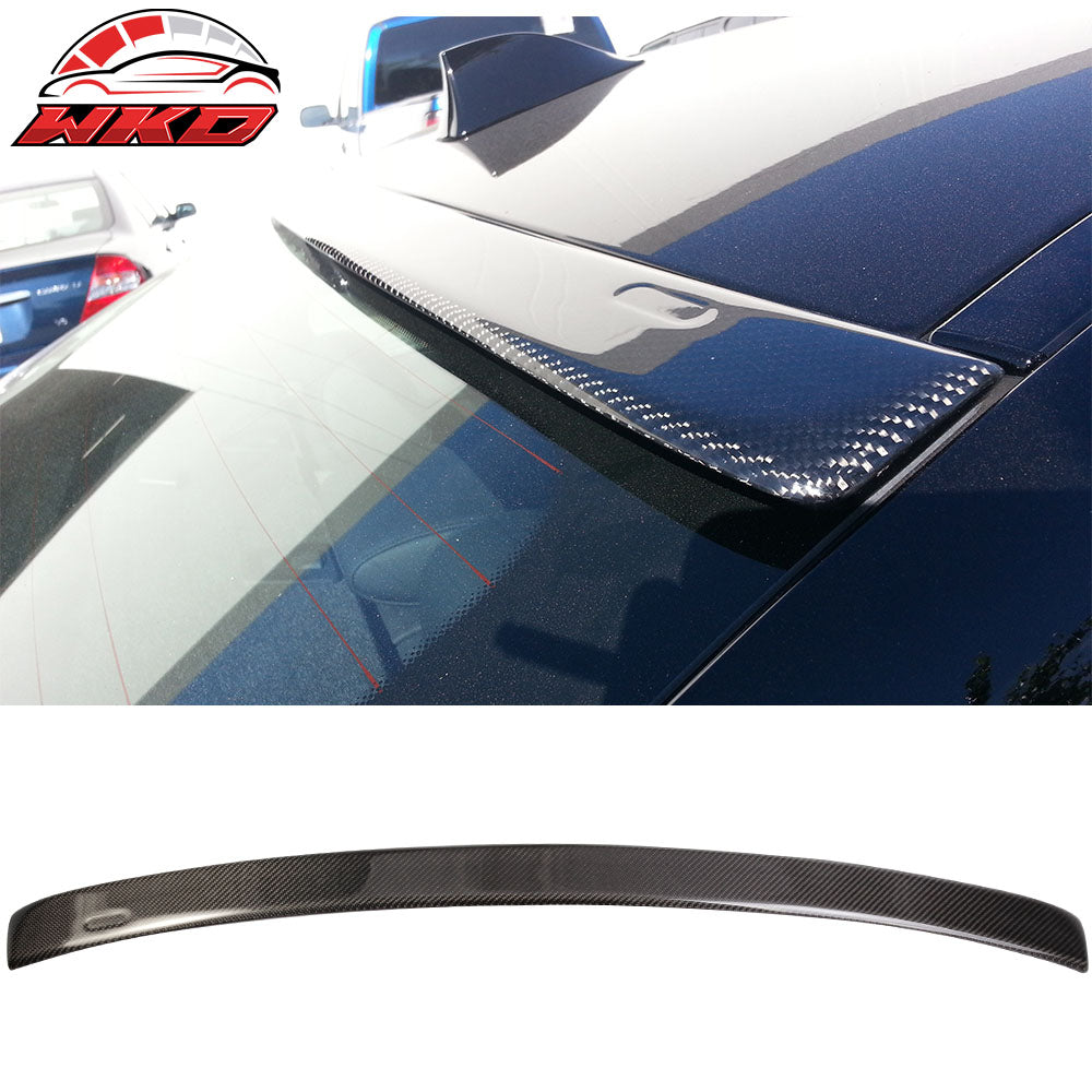 Fits 11-16 BMW 5-Series F10 Sedan 4Dr A Style Carbon Fiber CF Rear Roof Spoiler