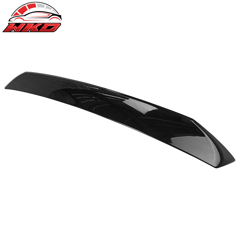 Fits 22-26 Toyota GR86/Subaru BRZ IKON Style Gloss Black Rear Roof Spoiler ABS