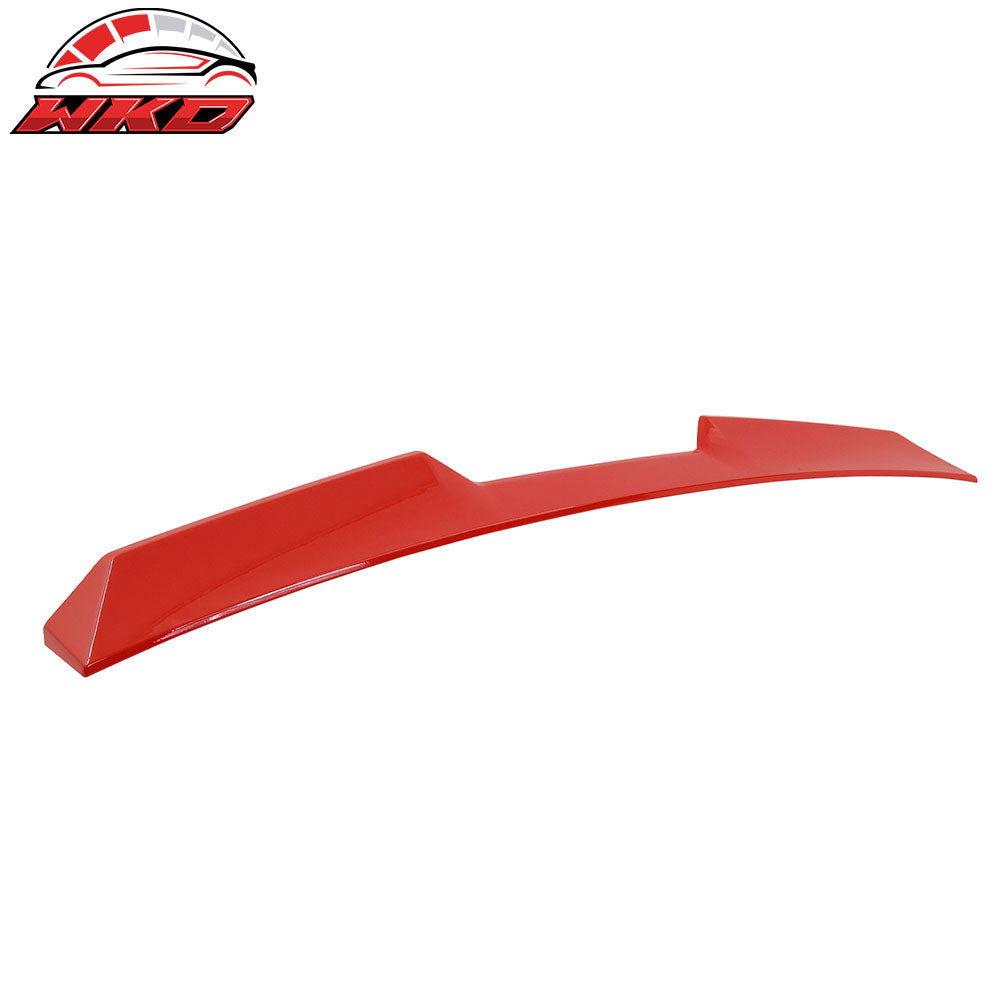 Fits 22-25 Subaru WRX 5th V Style Rear Roof Spoiler Painted #DCK Ignition Red