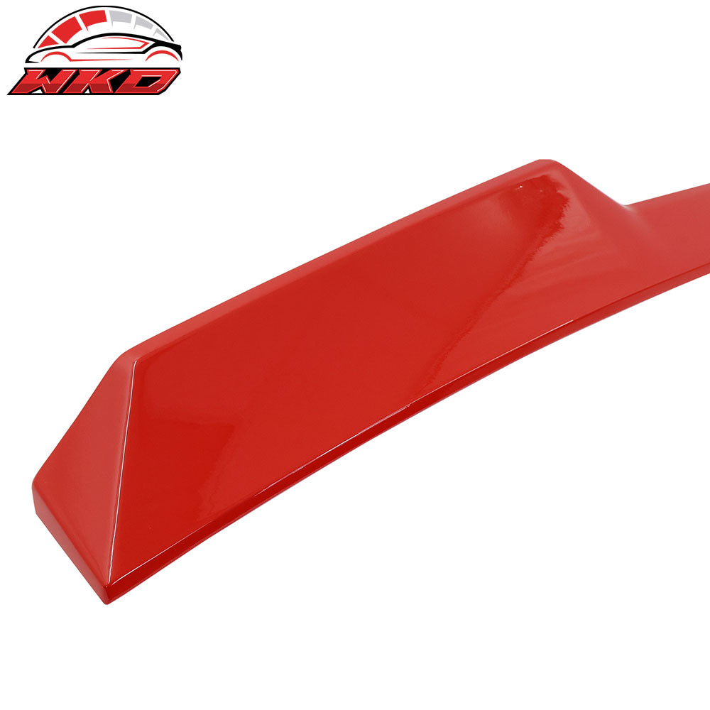 Fits 22-25 Subaru WRX 5th V Style Rear Roof Spoiler Painted #DCK Ignition Red