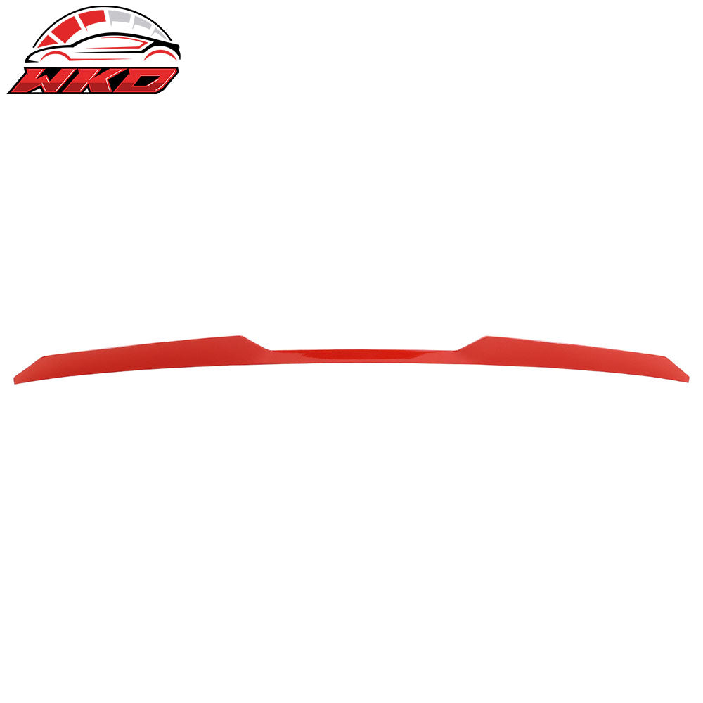 Fits 22-25 Subaru WRX 5th V Style Rear Roof Spoiler Painted #DCK Ignition Red