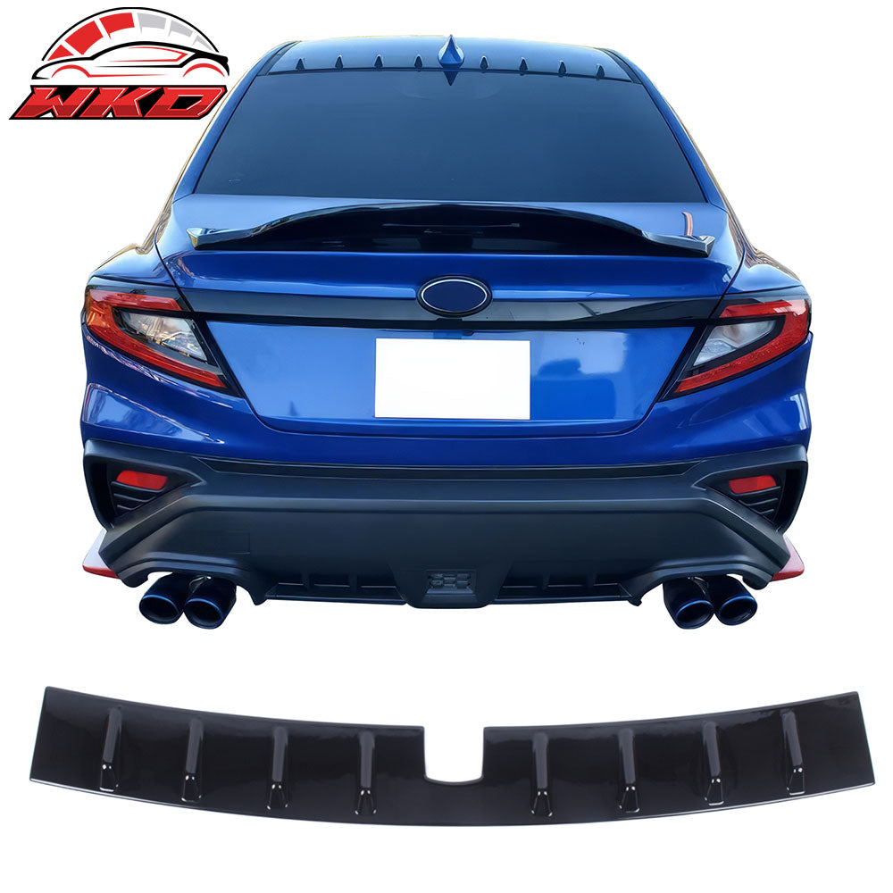 Fits 12-21 Subaru WRX STI Japan Style Shark Fin Rear Roof Spoiler Gloss Black