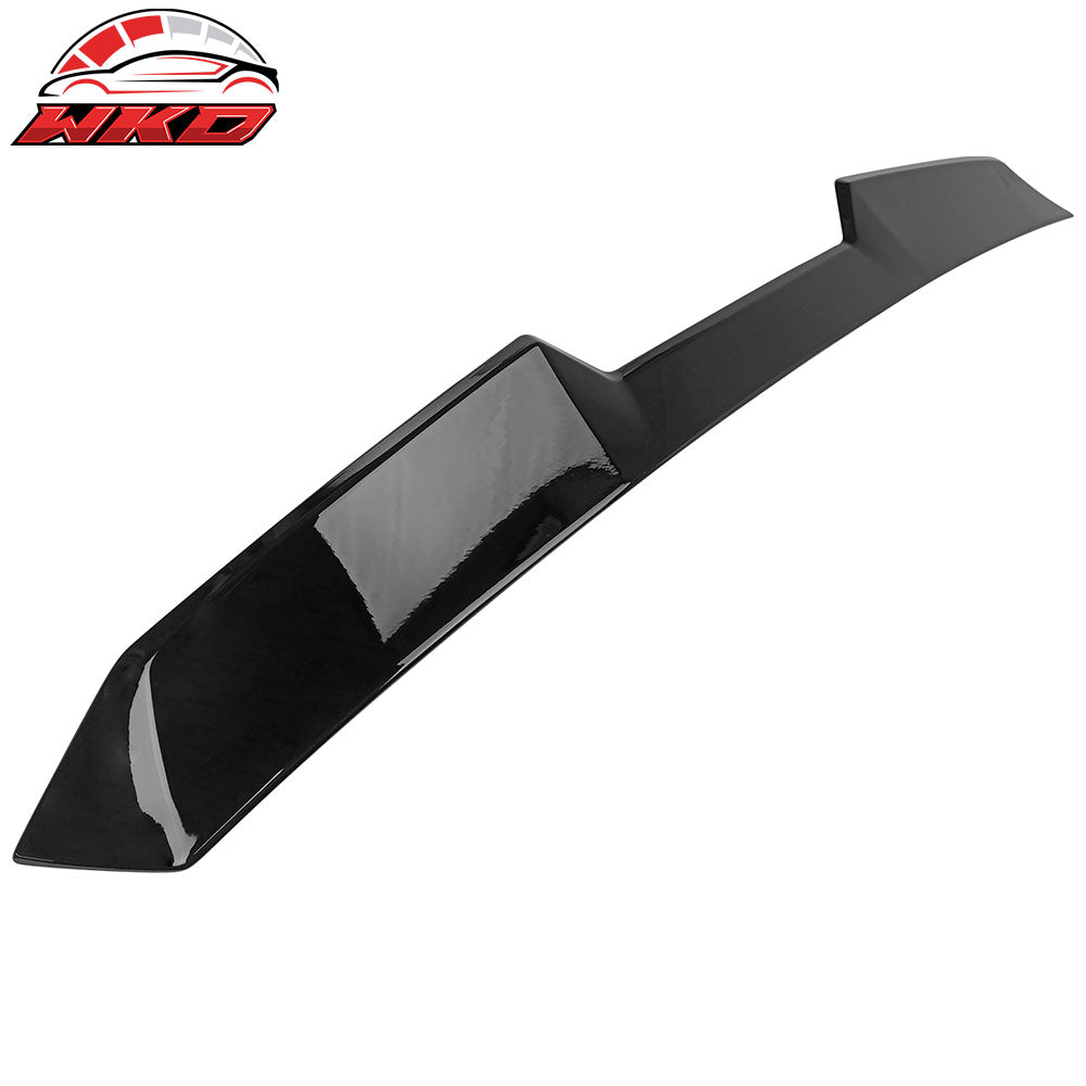 Fits 22-26 Toyota GR86/Subaru BRZ V Style Gloss Black Rear Roof Spoiler Wing ABS