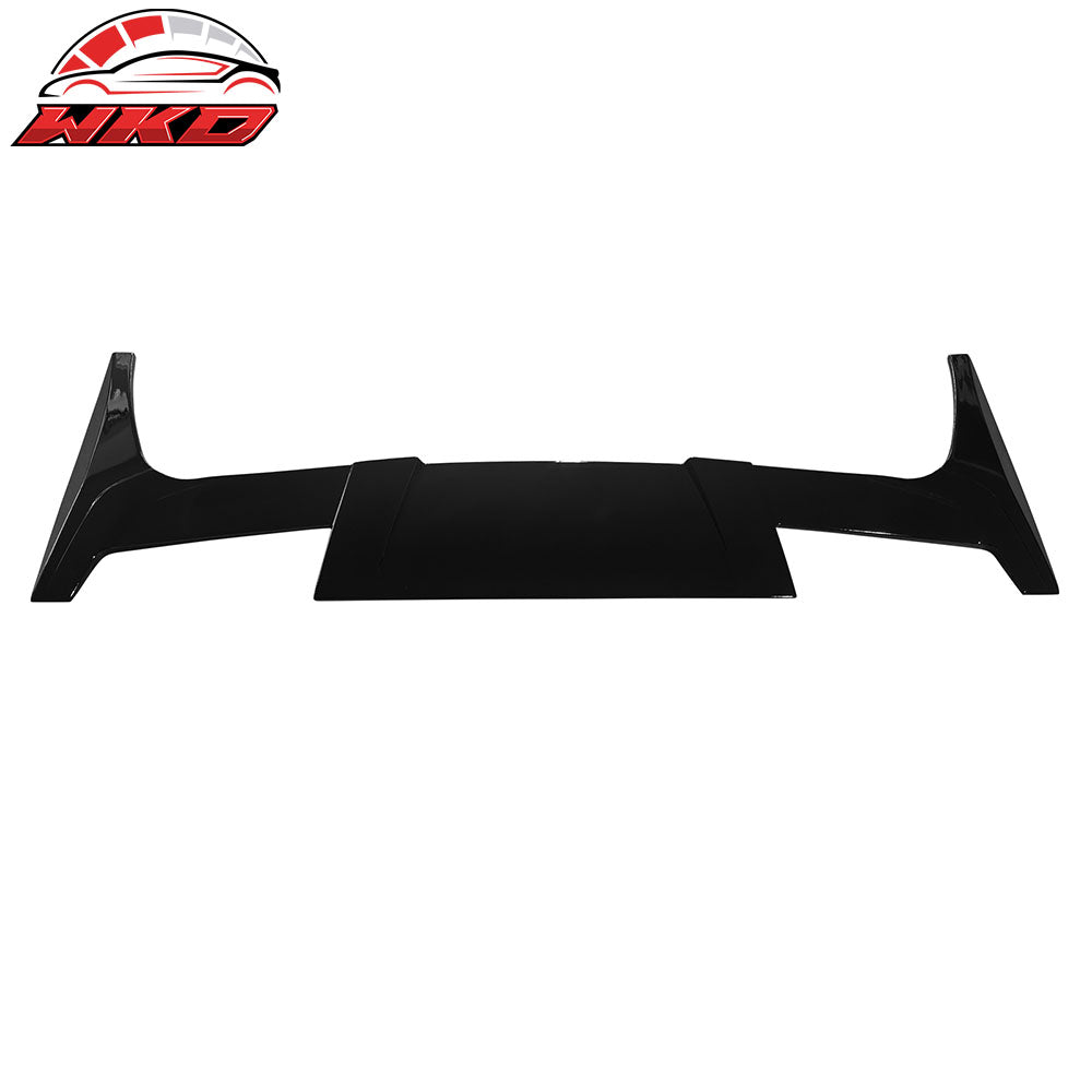 16-25 Tesla Model X ST Style Rear Top Roof Window Spoiler Wing Gloss Black | Wholesale