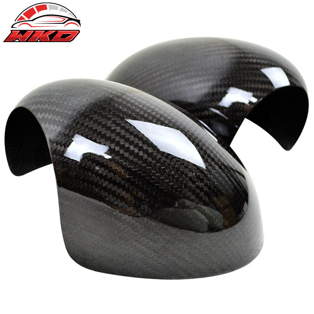 Closeout! Fits 07-13 Mini Cooper R56 Rear Side Mirror Cover Guard Carbon Fiber