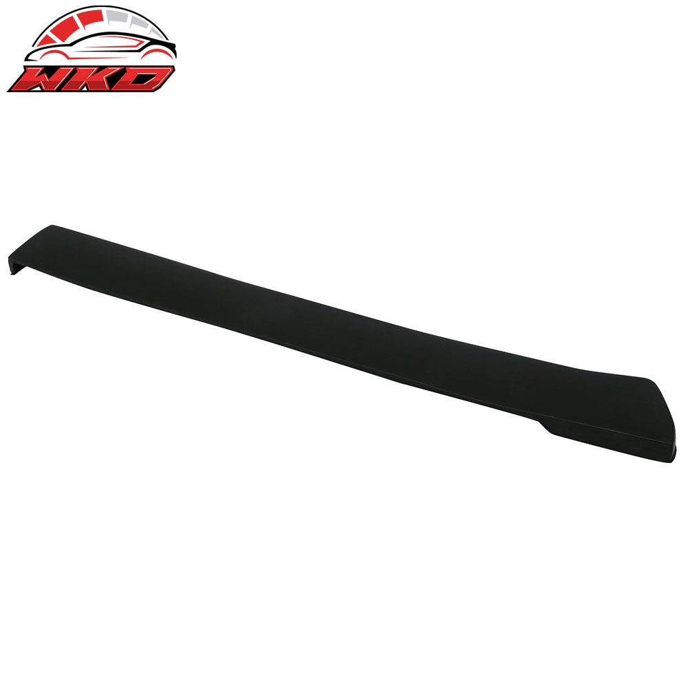 Universal 2PC CS Style 19in PU Rear Bumper Spats Sides Extension Splitter Lips