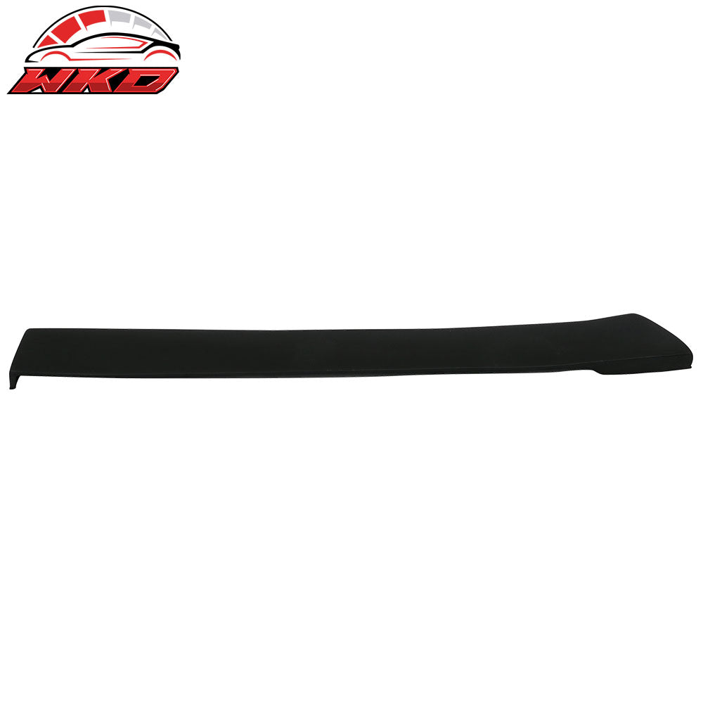 Universal 2PC CS Style 19in PU Rear Bumper Spats Sides Extension Splitter Lips