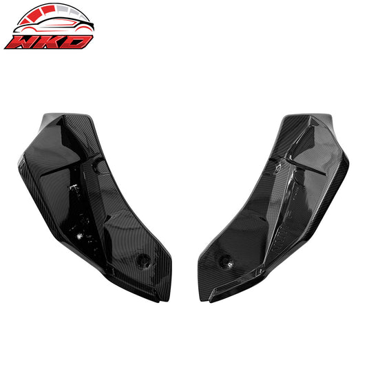 20-25 Toyota GR Supra A90 A91 Rear Bumper Splitters AG Carbon Fiber Print | Wholesale