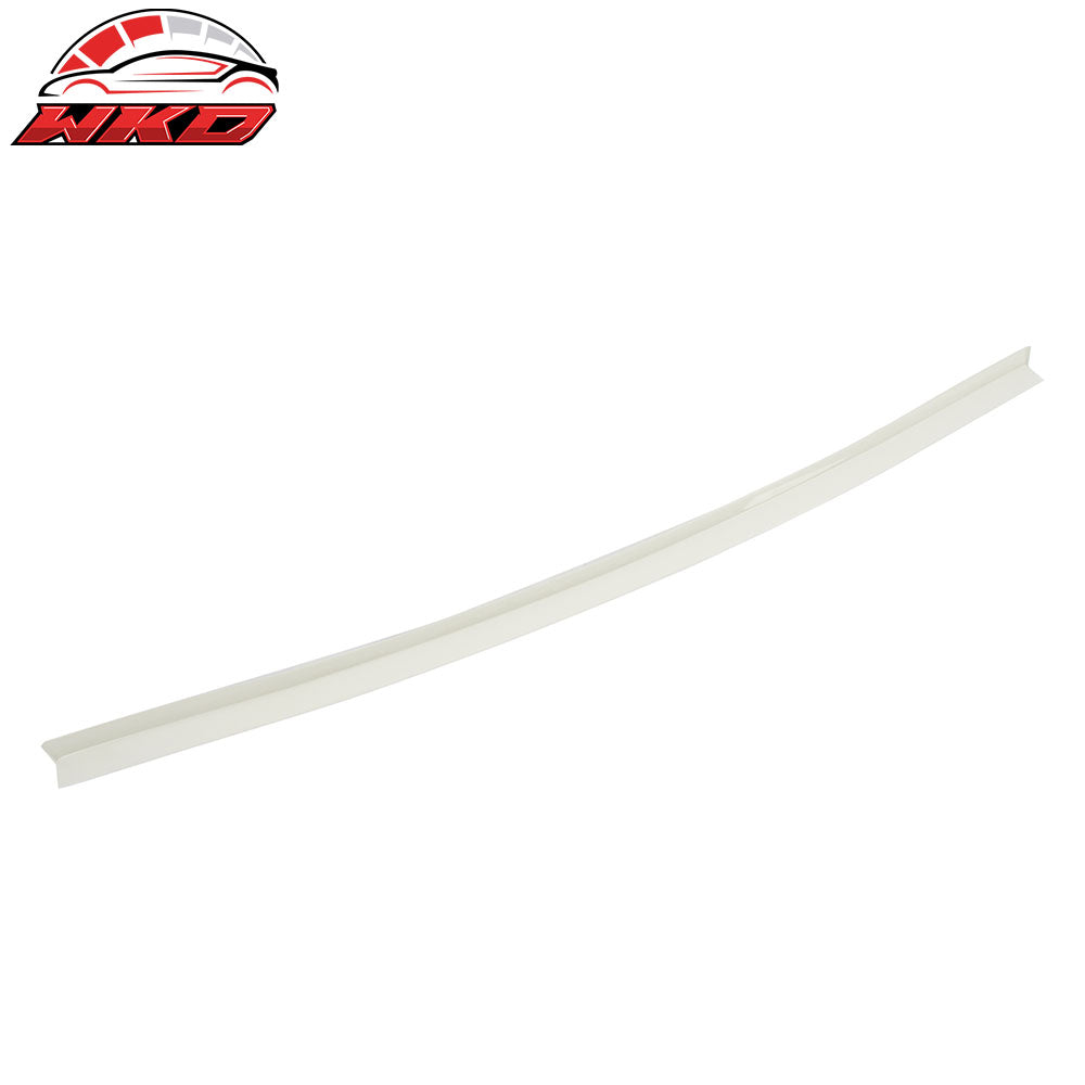 Fits 08-21 Subaru WRX & STI JDM Style Rear Wing Gurney Flap Painted Pearl White