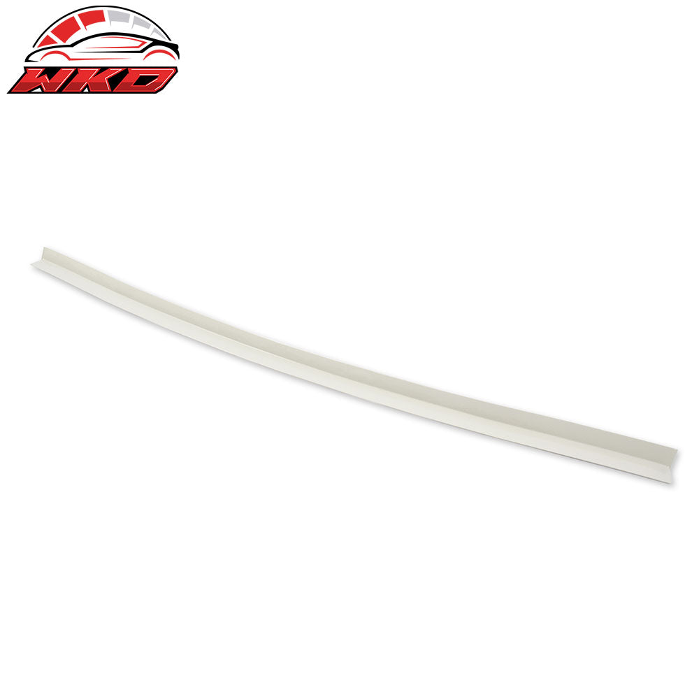 Fits 08-21 Subaru WRX & STI JDM Style Rear Wing Gurney Flap Painted Pearl White