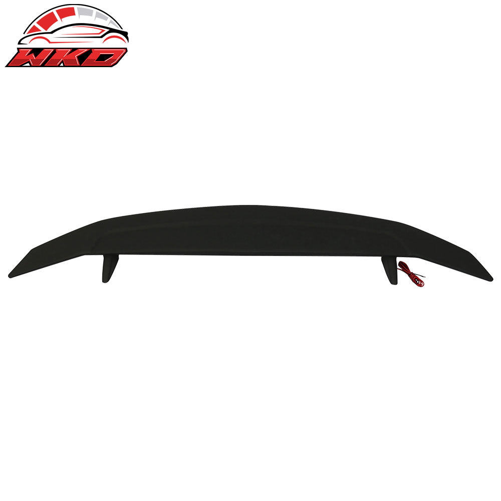 Wholesale 2016-2021 Honda Civic Sedan IKON Style Matte Black Rear Spoiler Wing - Bulk Orders & Dealer Pricing Available