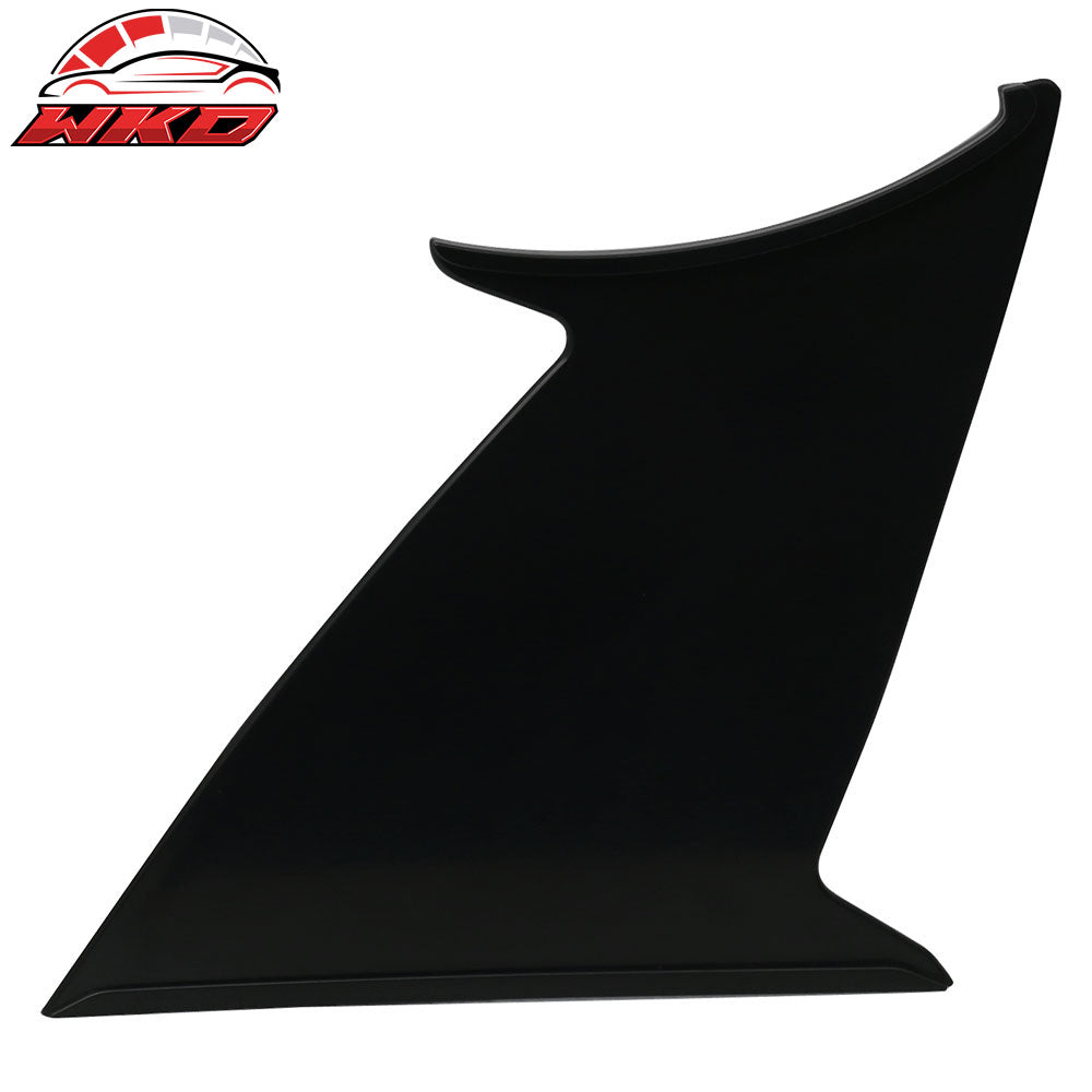 Fits 15-21 Subaru WRX STI 3PCS Trunk Spoiler Wing Stabilizer Support Add On ABS
