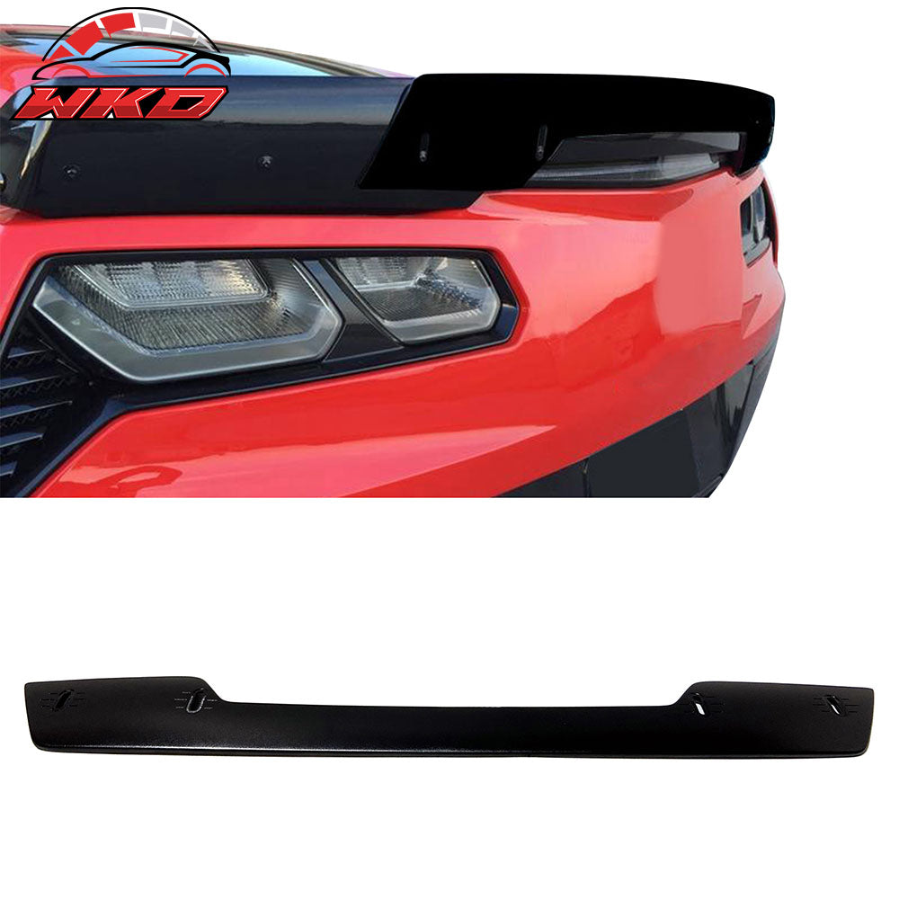 Universal 40" Unpainted Black Rear Spoiler Wickerbill Gurney Flap Wicker Bill