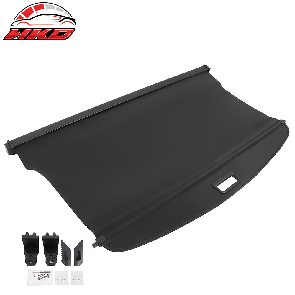 Fits 20-25 Ford Escape Retractable Rear Trunk Cargo Luggage Cover Canvas Black