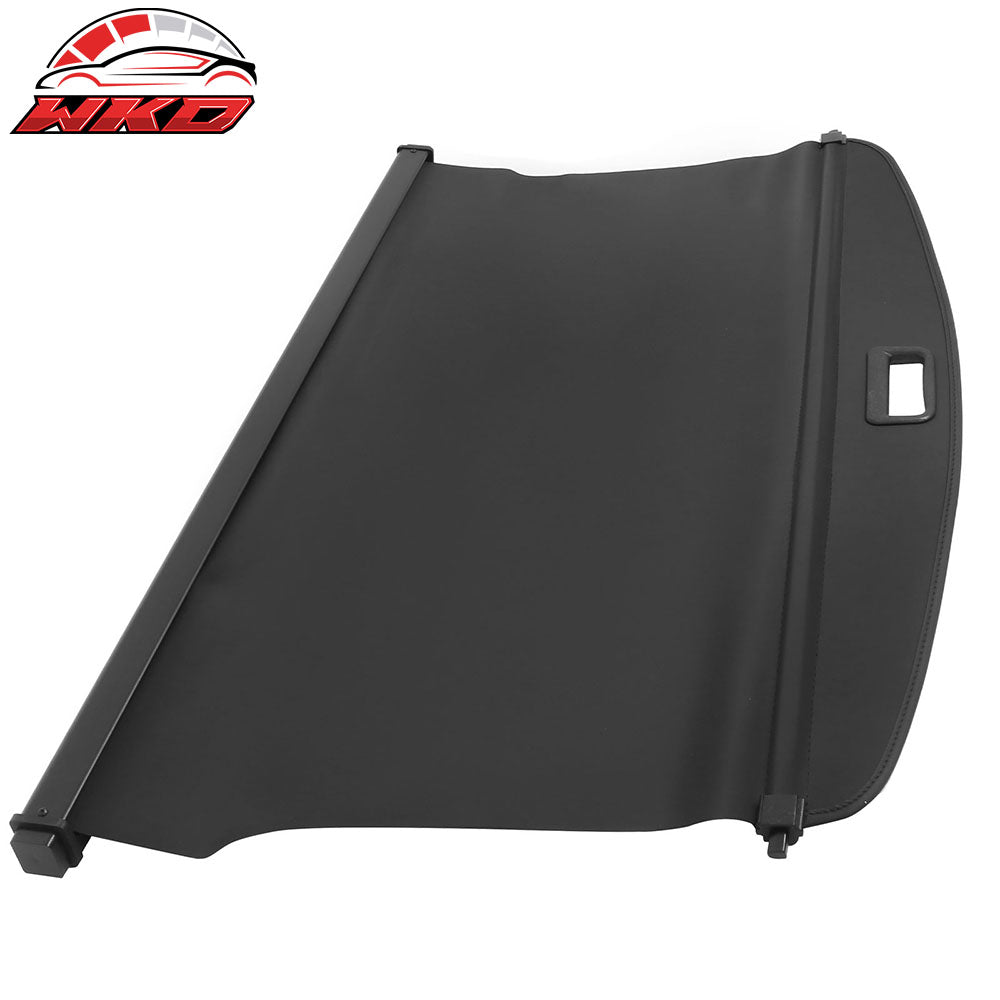 Fits 20-25 Ford Escape Retractable Rear Trunk Cargo Luggage Cover Canvas Black