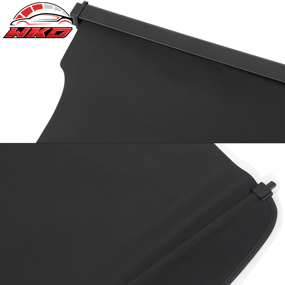 Fits 20-25 Ford Escape Retractable Rear Trunk Cargo Luggage Cover Canvas Black