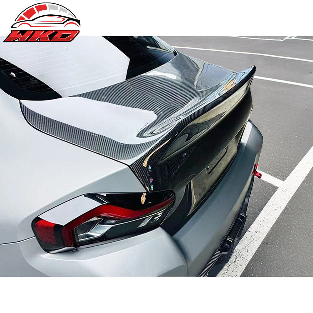 Fits 22-25 BMW G42 2 Series Coupe G87 M2 CSL Style Rear Trunk Cover Carbon Fiber